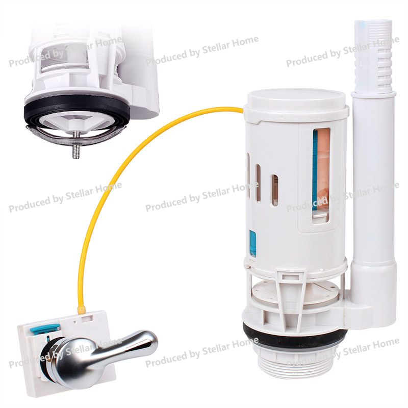 Toilet Flush Valve - Voorslangtype Draadbediening Zijdelingse drukknop Enkele aftapkraan