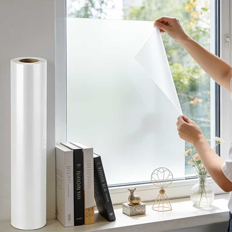 Window Insulation Film - Effen kleur privacyfolie matglas decoratieve folie