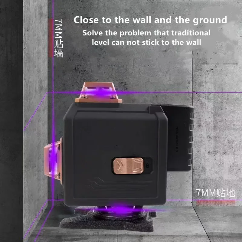 Level Laser Line - Laserniveau 8/12/16 lijnen 360 ° Zelfnivellerend