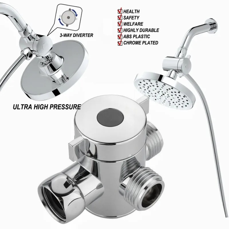 Toilet Flush Valve - Omschakelklep G1/2 Splitter 2 of 3-weg