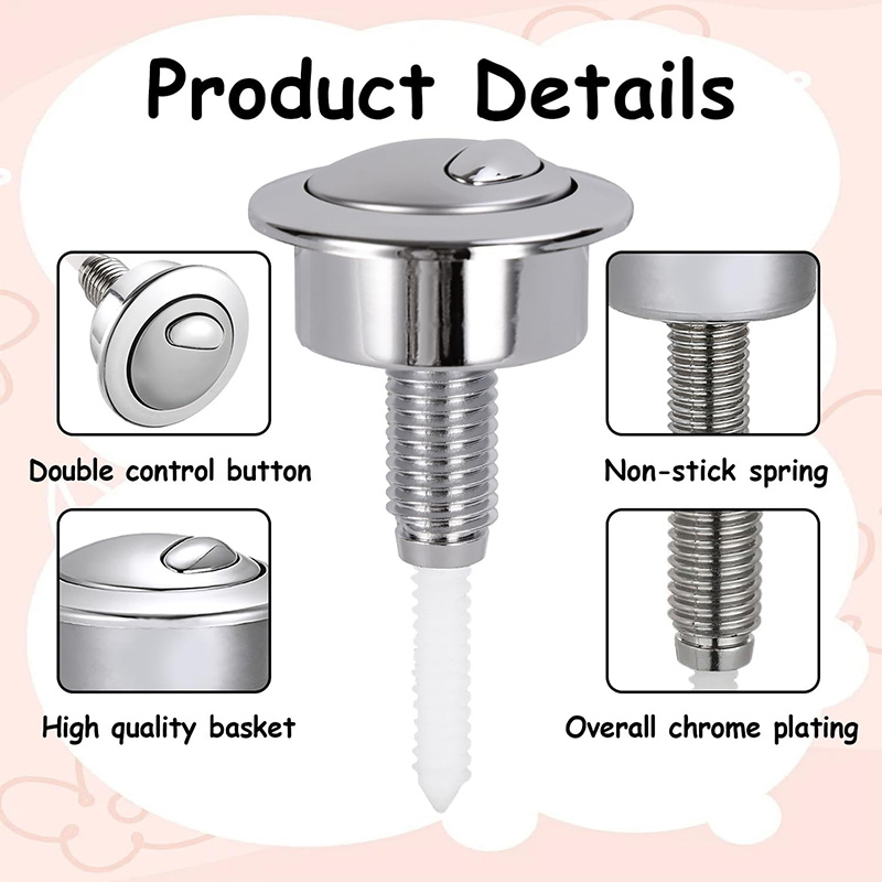Dual Flush toiletknop Flushwis - Toilet Flush Valve recensie en prijs