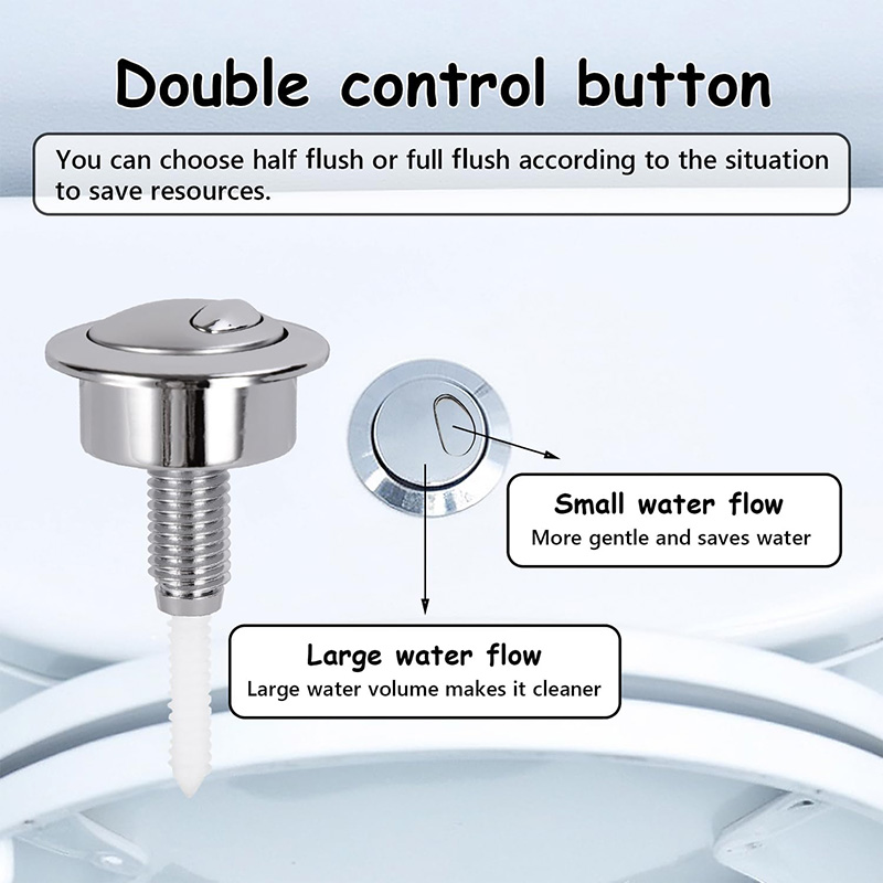 Dual Flush toiletknop Flushwis - Toilet Flush Valve recensie en prijs