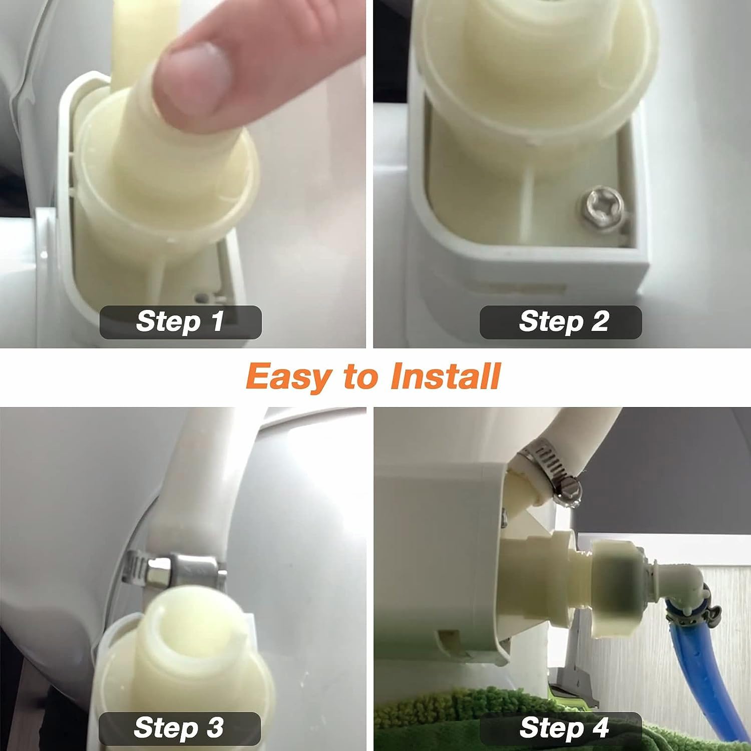 Rv-toiletspoelklep Geen lek Co - Toilet Flush Valve recensie en prijs