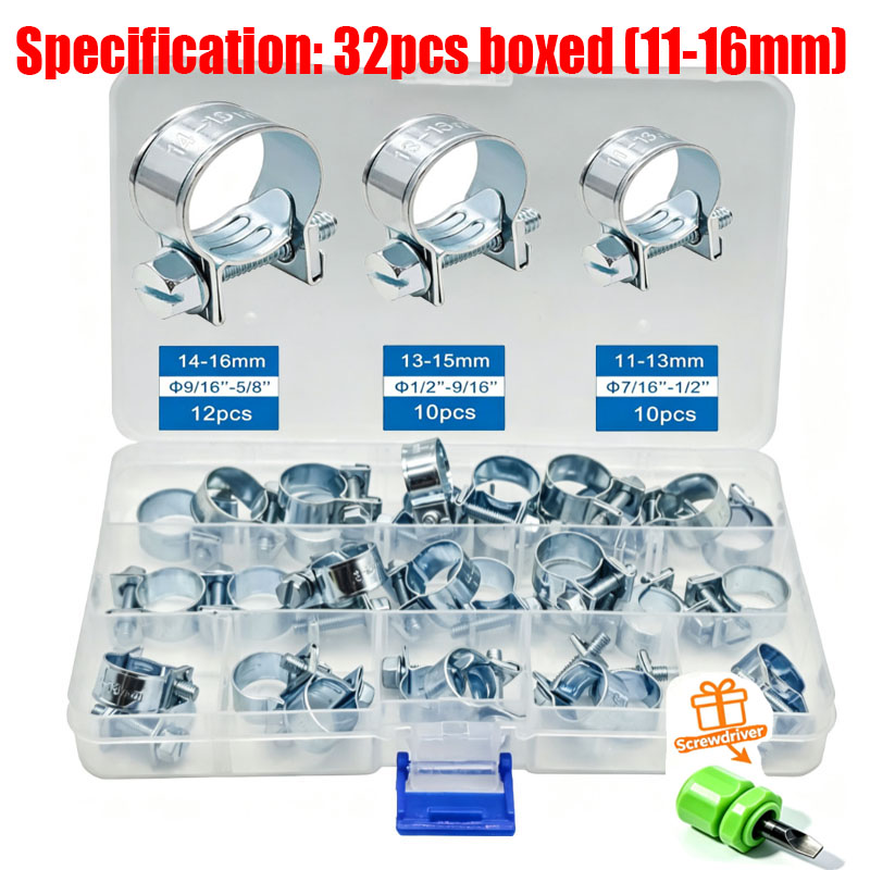 32/60/135 stuks 7-18mm Mini Kl - Hose Clamp Assorted recensie en prijs