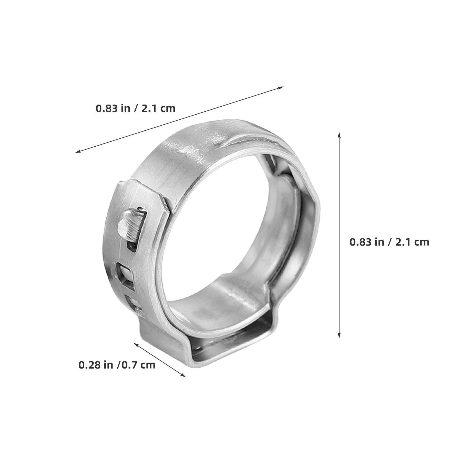 50 Stuks Rvs Enkele Oorklem As - Hose Clamp Assorted recensie en prijs