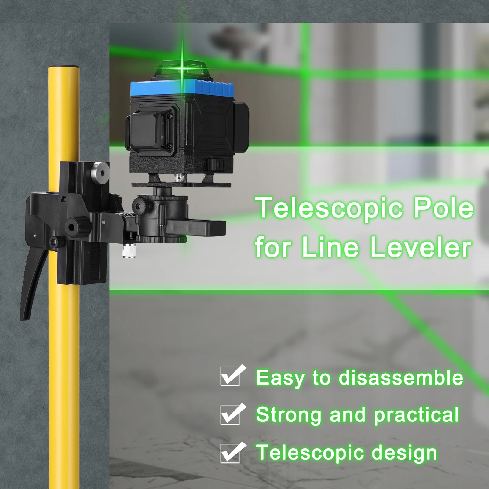 Max. 4,2 m in hoogte verstelba - Level Laser Line recensie en prijs
