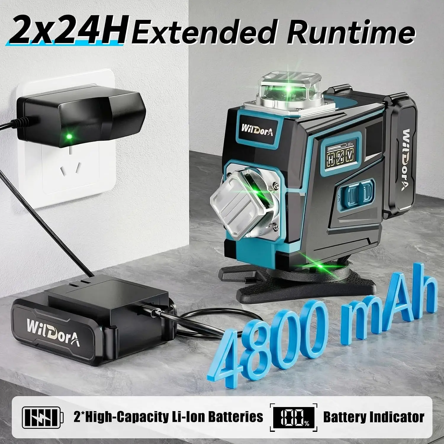 Laserniveau met statief, 4x360 - Level Laser Line recensie en prijs