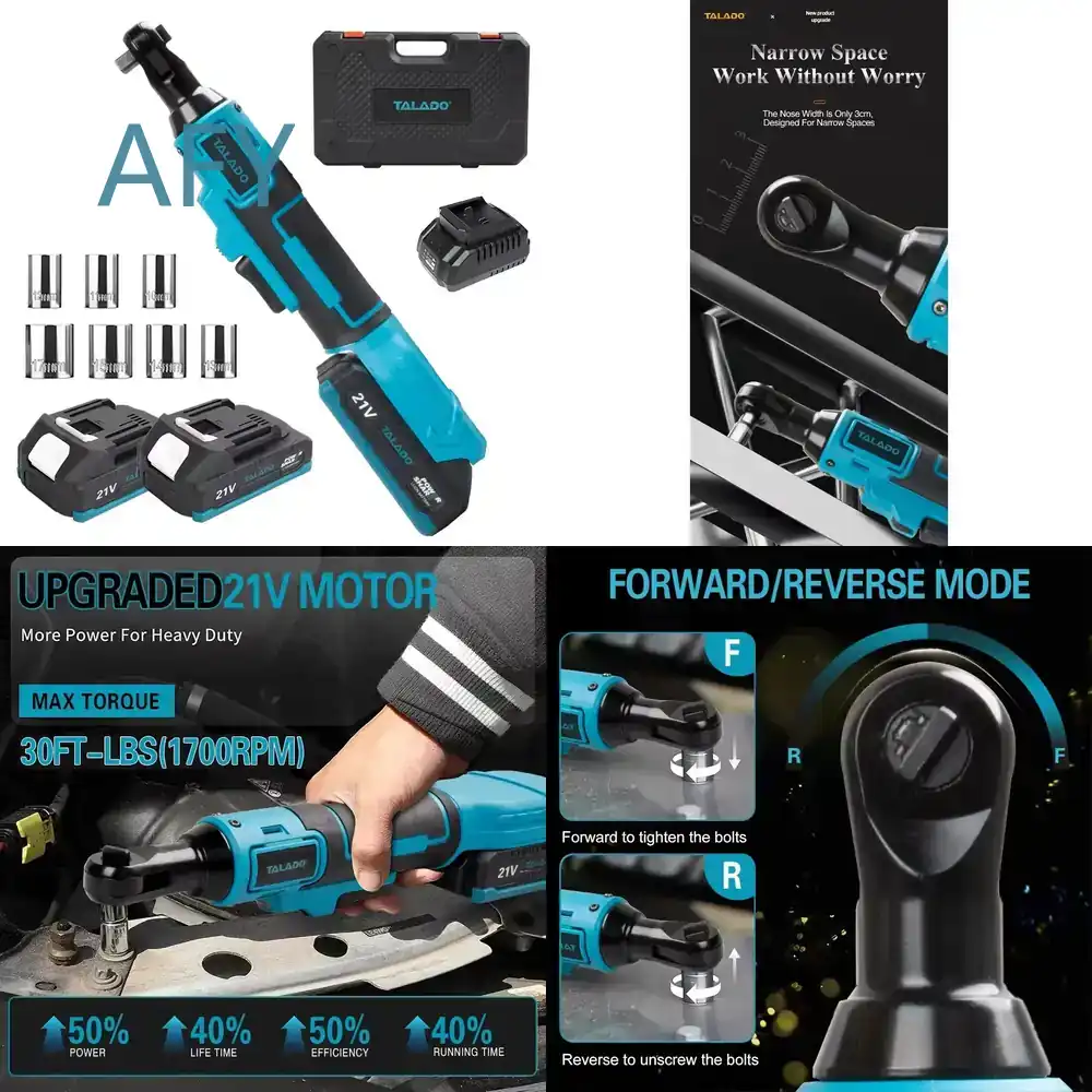 21V krachtige ratelmoersleutel - Home Improvement Noise recensie en prijs