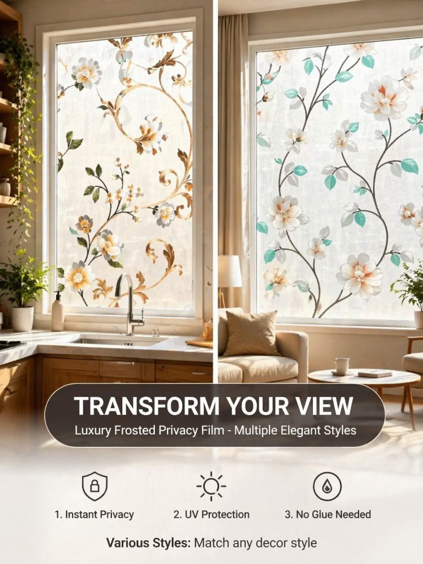 Borduurpatroon Frosted Privacy - Window Insulation Film recensie en prijs