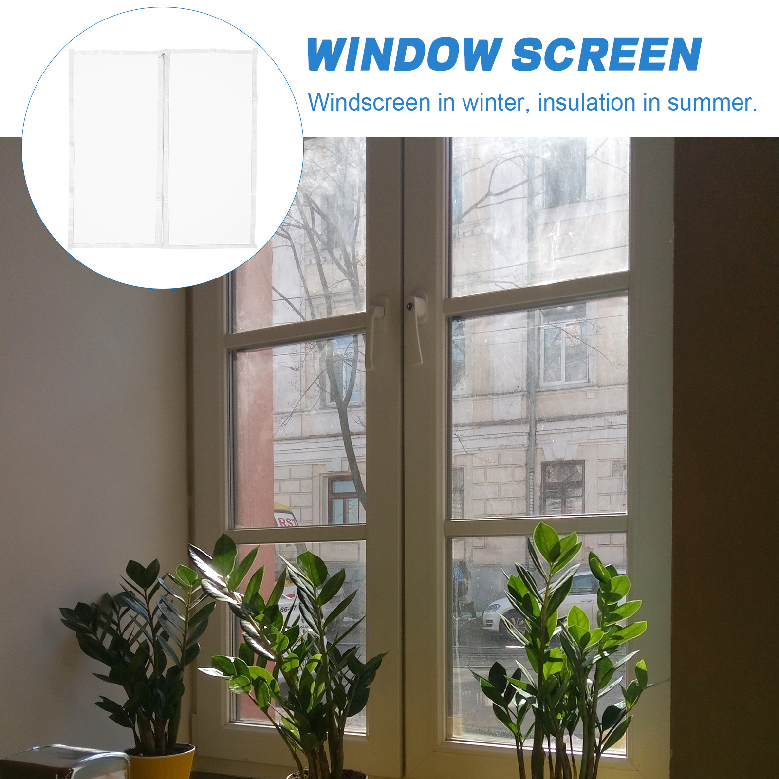 Zware winterisolatiefolie voor - Window Insulation Film recensie en prijs