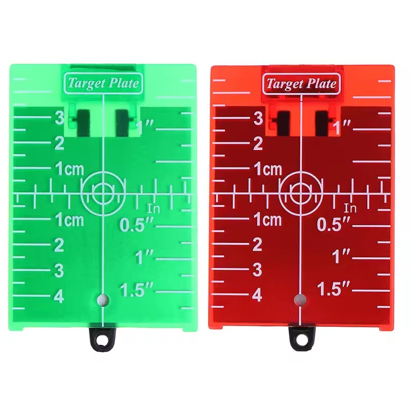 Rood/groene doelplaatkaart met - Level Laser Line recensie en prijs