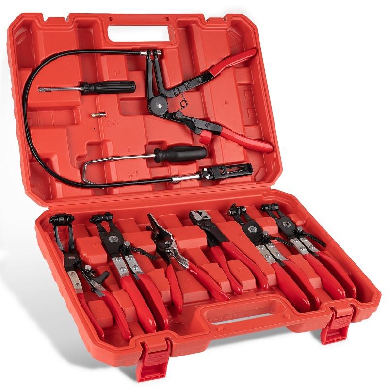 9-delige set lange tangen voor - Hose Clamp Assorted recensie en prijs