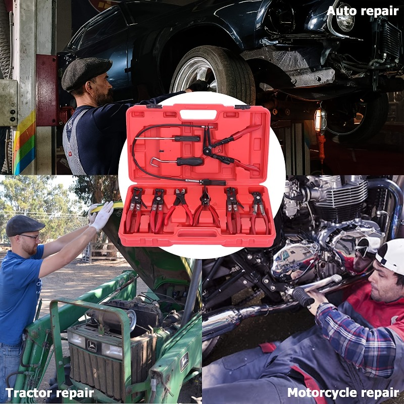 9-delige set lange tangen voor - Hose Clamp Assorted recensie en prijs