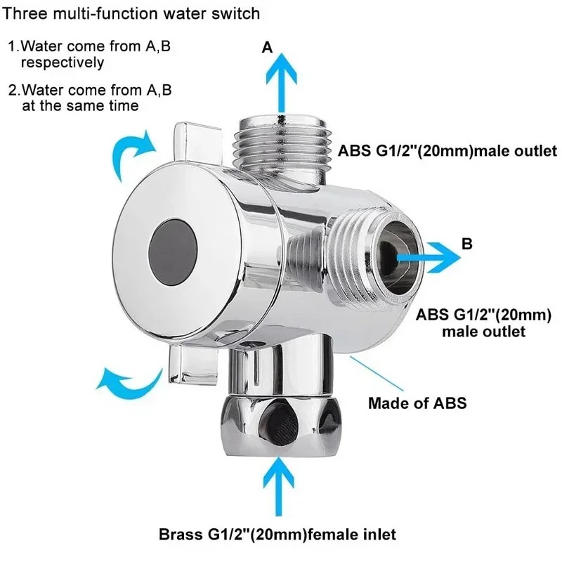 Omschakelklep G1/2 Splitter 2  - Toilet Flush Valve recensie en prijs