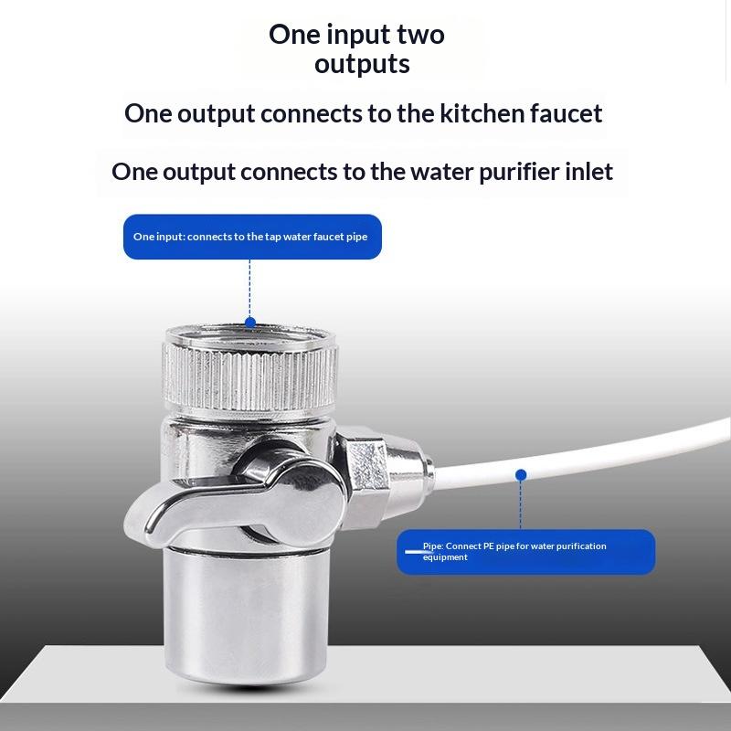 1PC Kraanadapter Aanrecht Spli - Toilet Flush Valve recensie en prijs